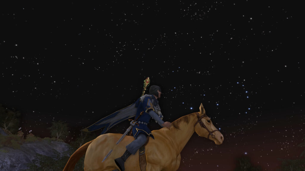 lotro photo of Night sky in Rohan